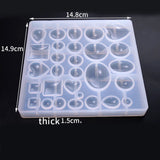 DIY Mirror Craft Resin Mold for Jewelry Making