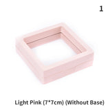 Transparent PE Film Brooch Coin Gems Jewelry Storage Box Dustproof