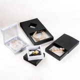 Transparent PE Film Jewelry Box with Cover