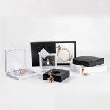 Transparent PE Film Jewelry Box with Cover