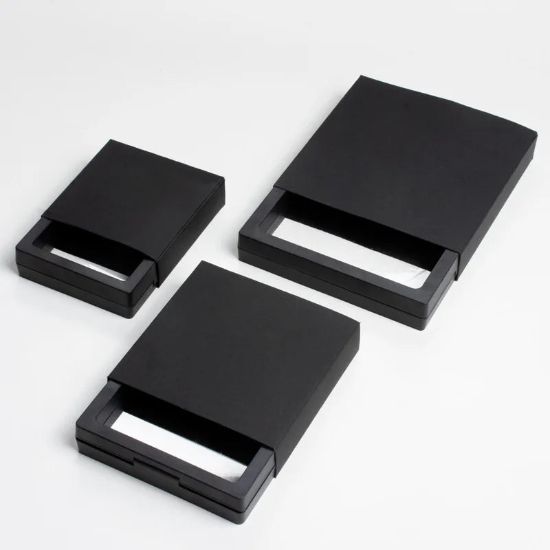 Transparent PE Film Jewelry Box with Cover