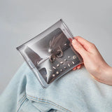 Clear PVC Jewelry Bags 12*13cm for Earrings Necklaces Rings Display