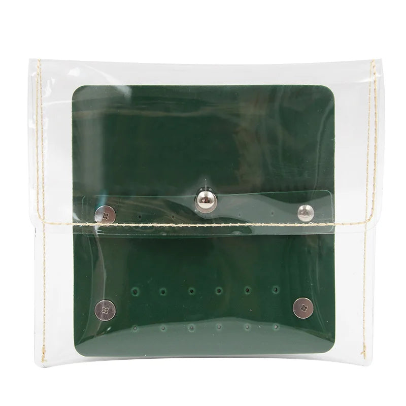 Clear PVC Jewelry Bags 12*13cm for Earrings Necklaces Rings Display