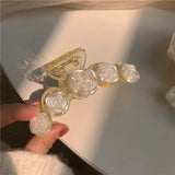 Pink Peach Hair Clip Sweet Bow Hairpin