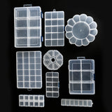 Adjustable Plastic Beads Storage Box for Jewelry Earring Bracelet