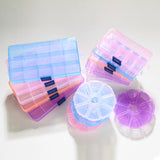 Adjustable Plastic Beads Storage Box for Jewelry Earring Bracelet