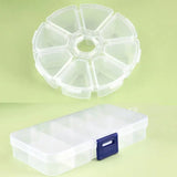 Transparent Plastic Jewelry Storage Box Container Case Organizer