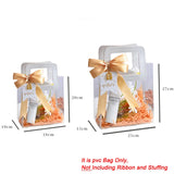 Clear Plastic PVC Bags with Handles DIY Jewelry Box Gift Tote Wedding Party