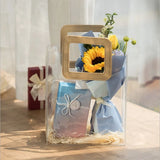 Clear Plastic PVC Bags with Handles DIY Jewelry Box Gift Tote Wedding Party