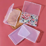 Clear Plastic Storage Box Rectangle Multipurpose Display Case