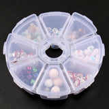 Clear Plastic Storage Box Jewelry Earring Bead Screw Holder Case Organizer