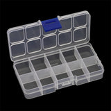 Adjustable Bead and Earring Jewelry Box
