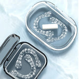 Orthodontic Dental Retainer Box Denture Storage Container Holder