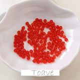 4mm Pure Glass Rice Beads for DIY Bracelet Necklace
