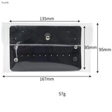 Transparent PVC Earring Storage Bag Necklace Ring Jewelry Bag