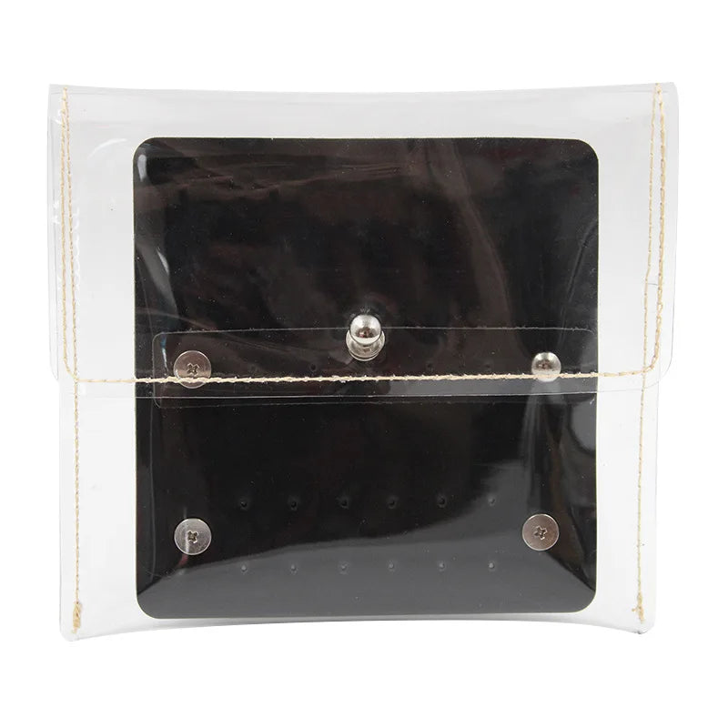Transparent PVC Earring Storage Bag Necklace Ring Jewelry Bag