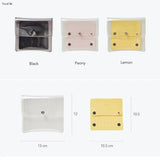 Transparent PVC Earring Storage Bag Necklace Ring Jewelry Bag