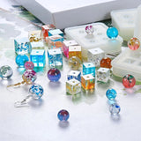 Rectangle Silicone Bead Mould Square Ball DIY Epoxy Jewelry Mold