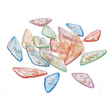 Resin Pendant Dangle Chams with Butterfly Wing Design for DIY Earrings
