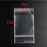 Self Sealing Adhesive OPP Bag with Hang Hole for Jewelry Display