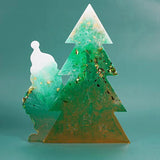 Silicone Christmas Mold Resin Craft DIY Tree Santa Ornament Epoxy Resin Molds