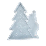 Silicone Christmas Mold Resin Craft DIY Tree Santa Ornament Epoxy Resin Molds