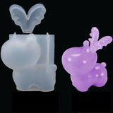 Deer Fawn Silicone Charms Mold For DIY Jewelry Crystal Epoxy
