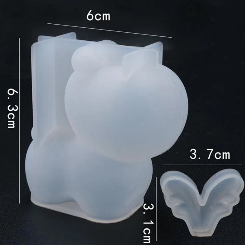 Deer Fawn Silicone Charms Mold For DIY Jewelry Crystal Epoxy