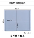 Silicone Mold for Dried Flower Resin Craft Tray