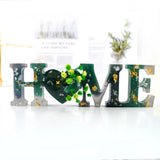 Letters Love Silicone Mold for DIY Crystal Epoxy Jewelry Decoration