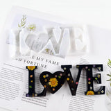 Letters Love Silicone Mold for DIY Crystal Epoxy Jewelry Decoration
