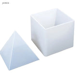 Silicone Pyramid Shape Mold for Resin Crafts