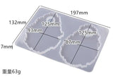 Transparent Silicone Mold Resin Decoration DIY Tray Dish Mold