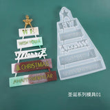 Transparent Silicone Mold Resin Craft DIY Christmas Decoration Epoxy Resin Mold