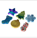 Christmas Snowman Tree Boots Bell Pendant Silicone Mold