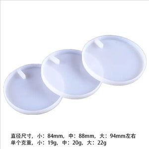 Silicone Mould Dried Flower Resin Craft DIY Coaster Mold
