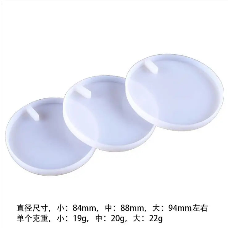 Silicone Mould Dried Flower Resin Craft DIY Coaster Mold