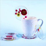 Silicone Mould Dried Flower Resin Craft DIY Coaster Mold