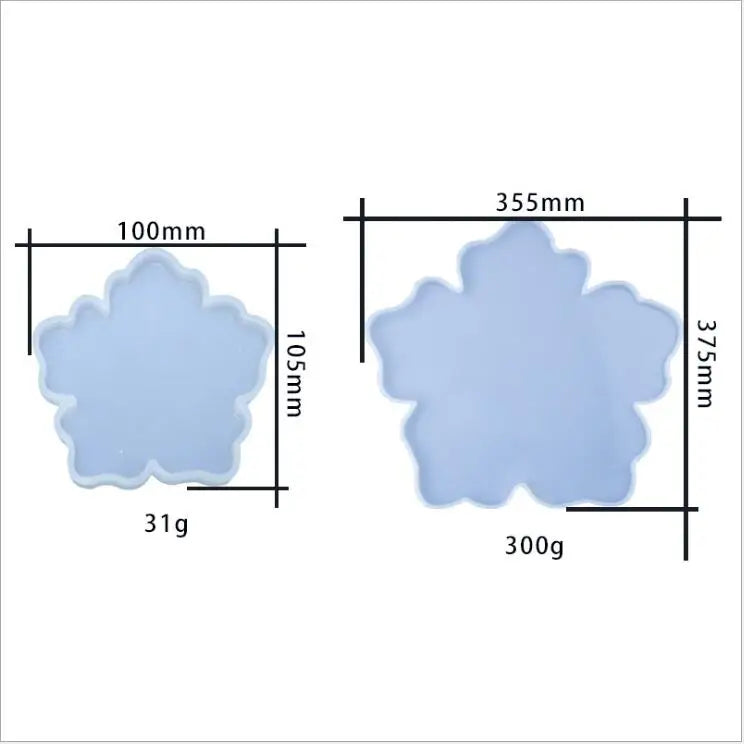 Silicone Mould Cherry Blossoms Coaster Mold