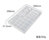 Silicone Mould Dried Flower Resin Craft Mold DIY Cigarette Makeup Tray
