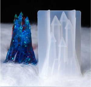 Silicone Castle Mold for Resin Jewelry Making