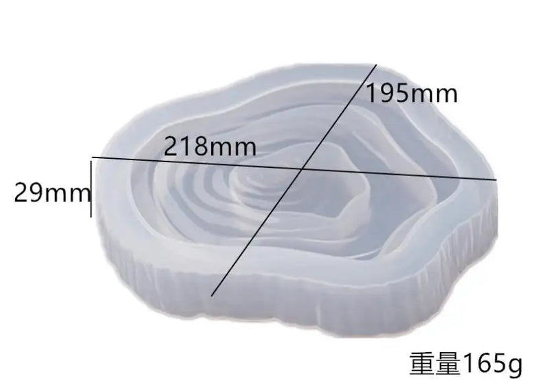 Irregular Stump Ashtray Silicone Mould DIY Craft Resin Mold