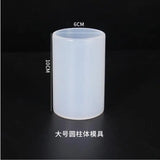 Transparent Silicone Mould Dried Flower Resin Craft Large Cylinder Mold