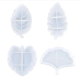 Silicone Mould Dried Flower Resin Craft Leaf Storage Tray Dish Mold