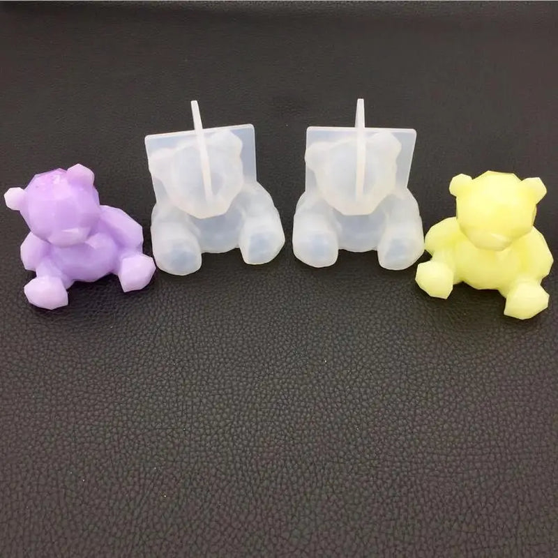 Geometric Wolf head Silicone Mould for Resin Craft DIY