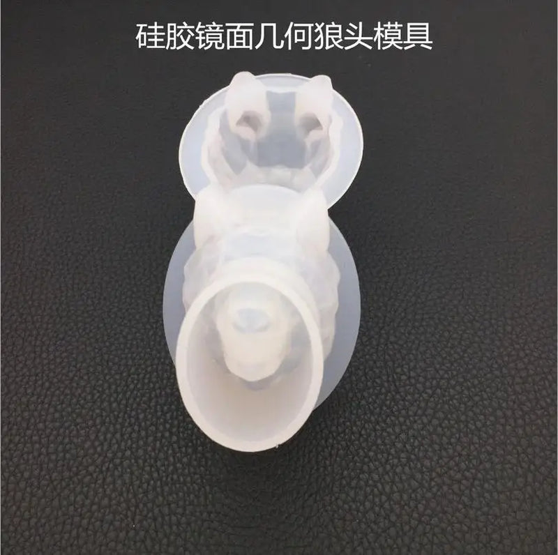 Silicone Mould Geometric Wolf Head Resin Craft Mold