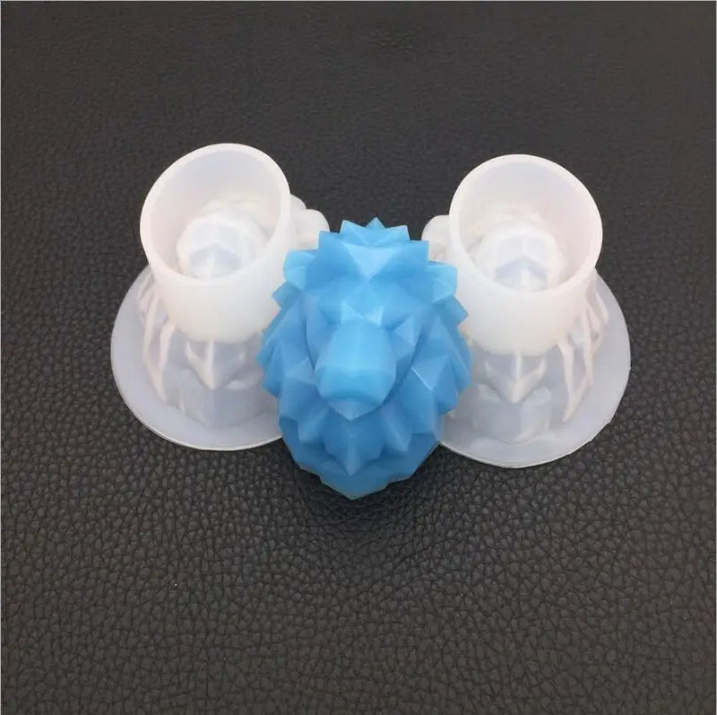 Silicone Mould Geometric Lion Resin Craft Mold DIY