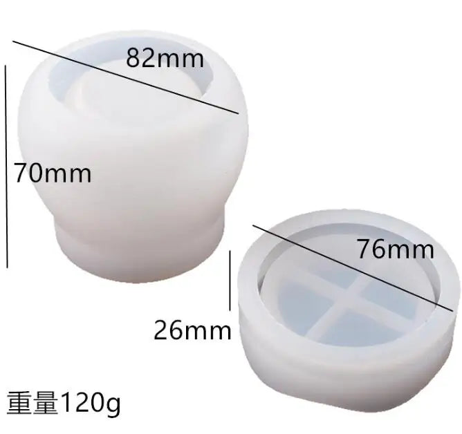 Silicone Mould Dried Flower Resin Craft DIY Storage Mold Epoxy Resin Jewelry