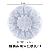 Silicone Mould Pyramid Ashtray Mold for Resin Craft DIY