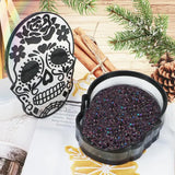 Silicone Mould Skull Coffin Storage Box Epoxy Resin Mold
